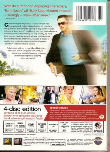Burn Notice: Season 1 - DVD