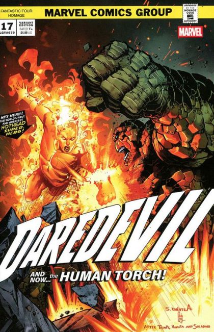 Daredevil, Vol. 8 #17C Sergio Dávila Homage Variant