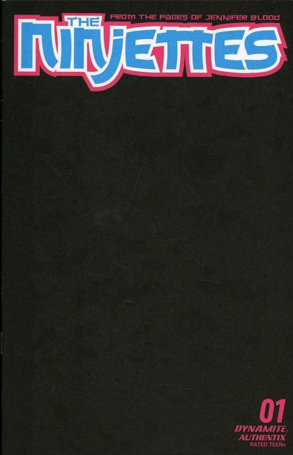 The Ninjettes, Vol. 2 #1Q Blank Black Variant