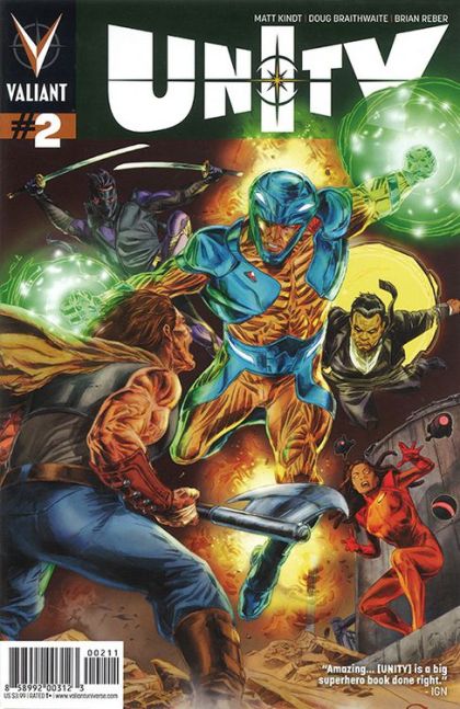 Unity, Vol. 2 #2A Doug Braithwaite Cover