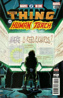 Marvel Two-In-One, Vol. 3 #3D 2nd Printing Valerio Schiti