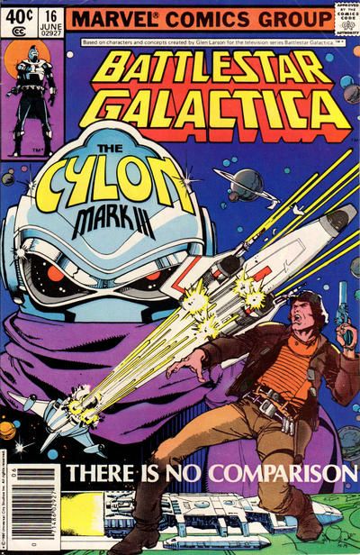 Battlestar Galactica, Vol. 1 (Marvel Comics) #16B Newsstand Edition