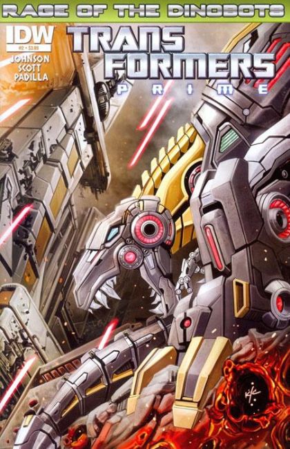 Transformers Prime: Rage of the Dinobots #2A