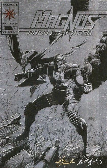 Magnus Robot Fighter, Vol. 1 #25B Valiant Validated Signed Edition