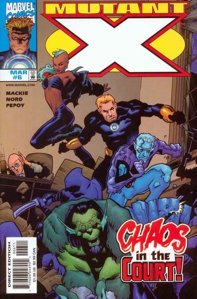 Mutant X #6A Direct Edition