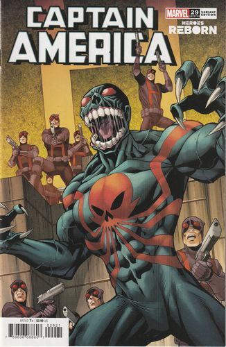 Captain America, Vol. 9 #29B Variant Carlos Pacheco Heroes Reborn Cover