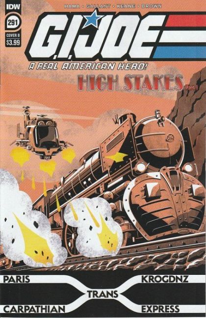 G.I. Joe: A Real American Hero, Vol. 1 (IDW) #291B SL Gallant Cover