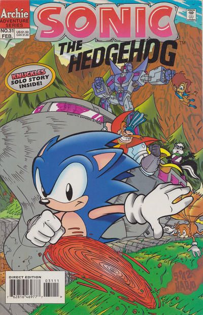 Sonic the Hedgehog, Vol. 2 #31A Direct Edition