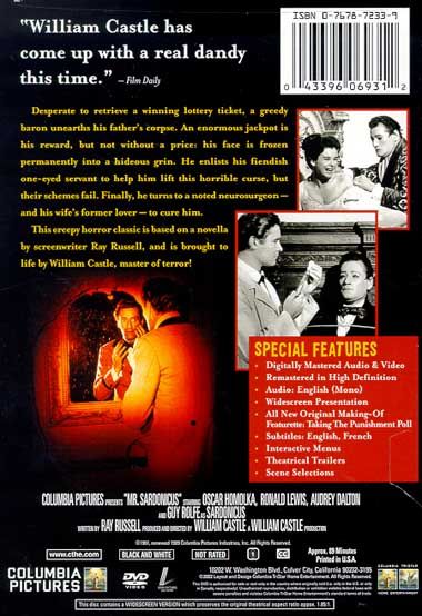 Mr. Sardonicus (1961) - DVD