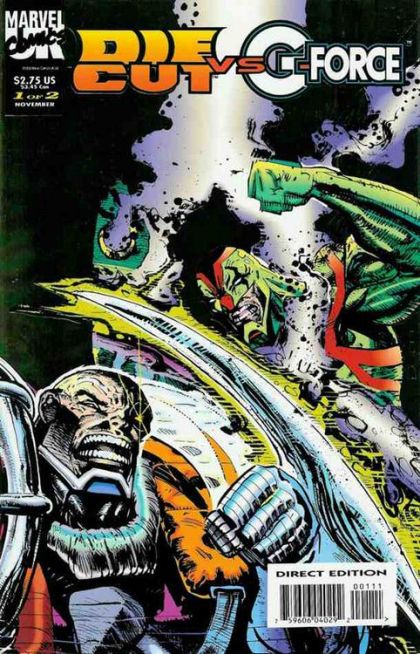 Die Cut vs G-Force #1 First Printing