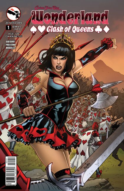 Grimm Fairy Tales Presents: Wonderland - Clash Of Queens #1D Richard Ortiz Connecting Variant