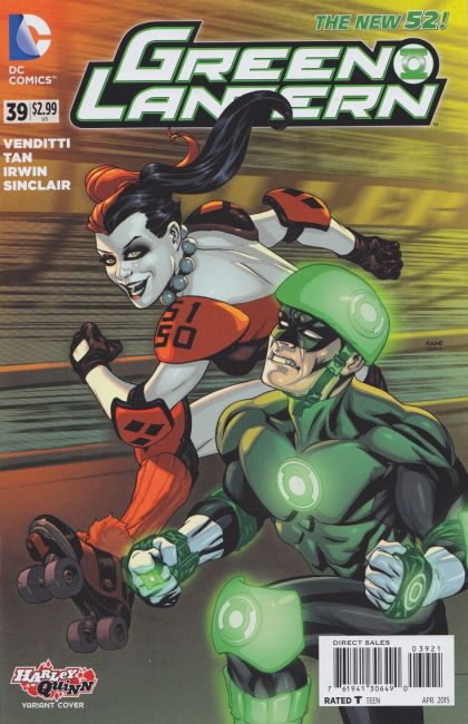 Green Lantern, Vol. 5 #39B Mike McKone Harley Quinn Variant