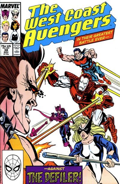 The West Coast Avengers, Vol. 2 #38A Direct Edition