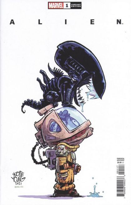 Alien, Vol. 1 (Marvel Comics) #1Q Skottie Young Variant Edition Cover