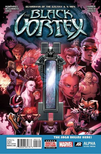 Guardians of the Galaxy & X-Men: The Black Vortex Alpha #1E 2nd Printing
