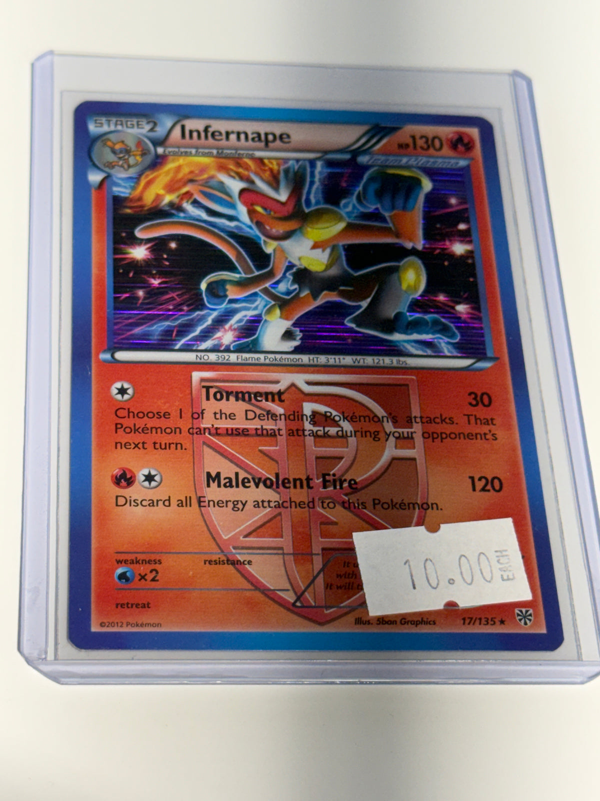 Plasma infernape - front