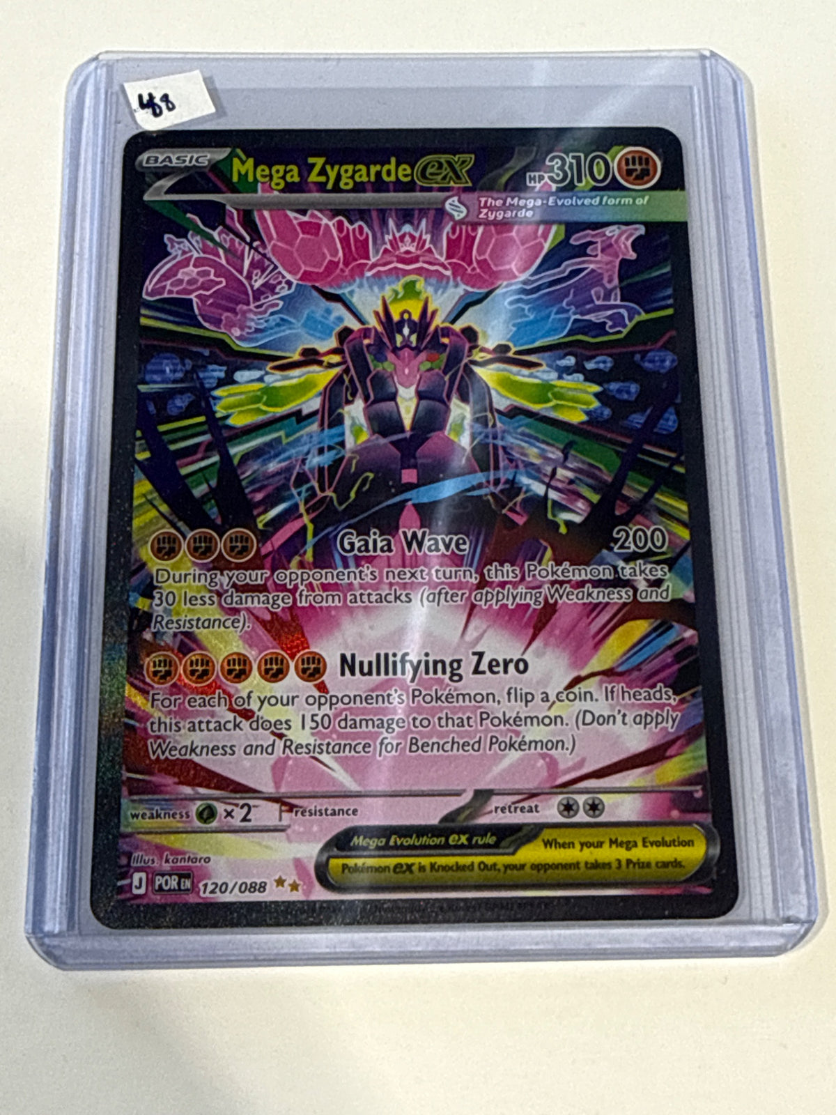 Mega zygarde ex 120/88 - front