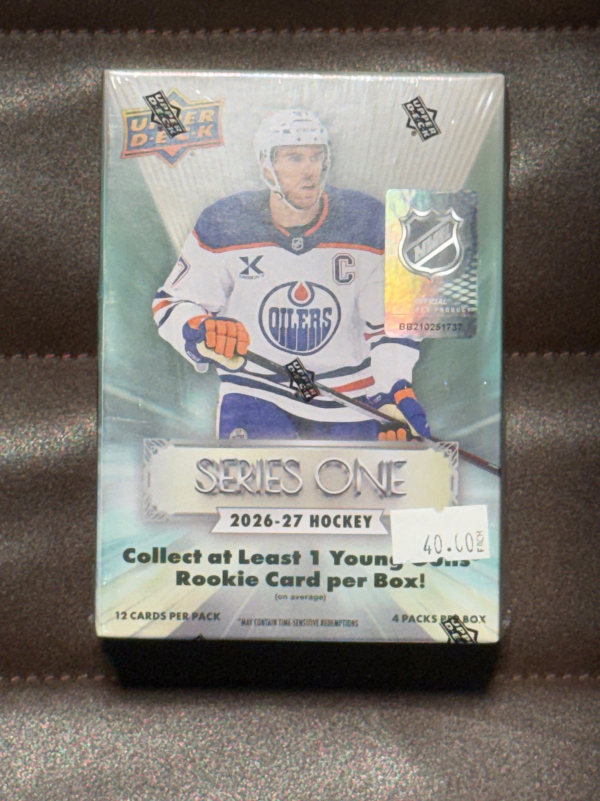 Series 1 26-27 upper deck hockey 4 pack - front