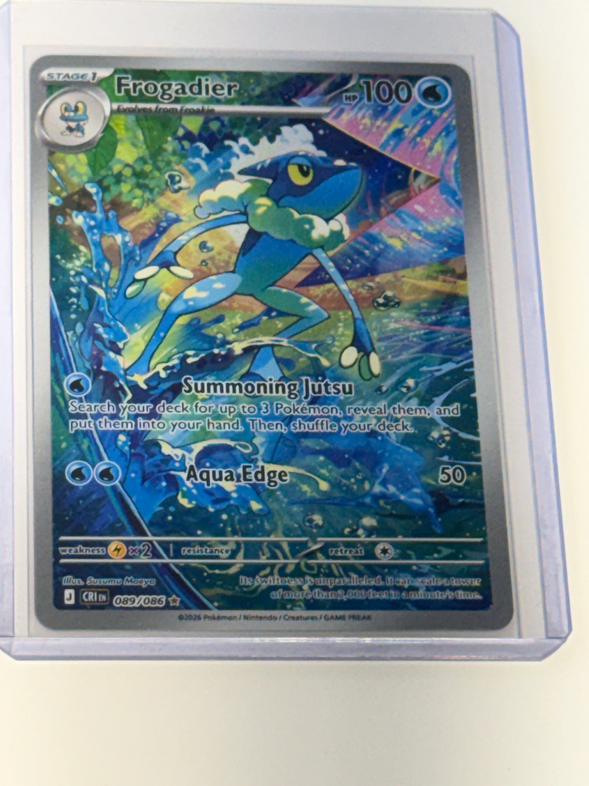 Frogadier - back
