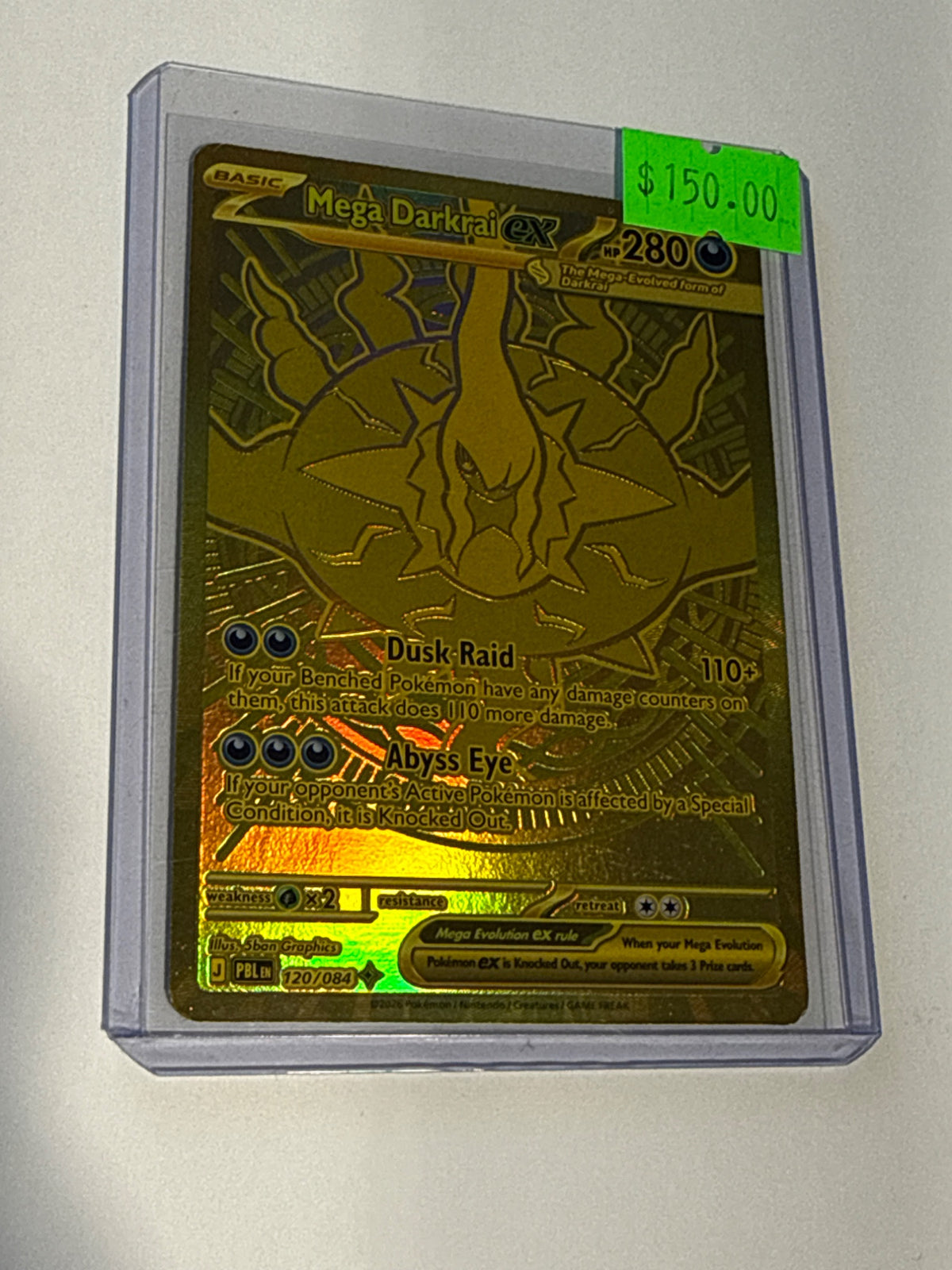 Mega darkrai - front