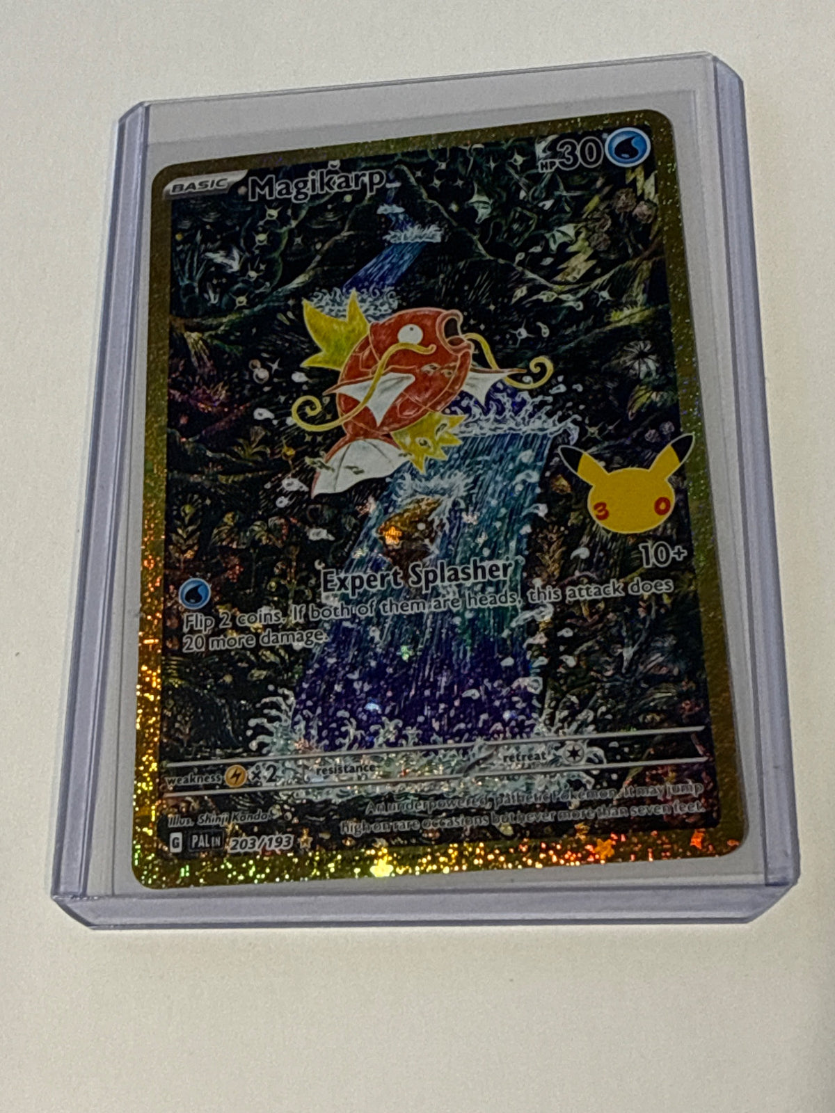 Magikarp 30th anniversary - front