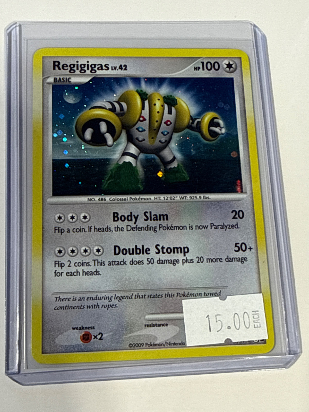 Regigigas - front
