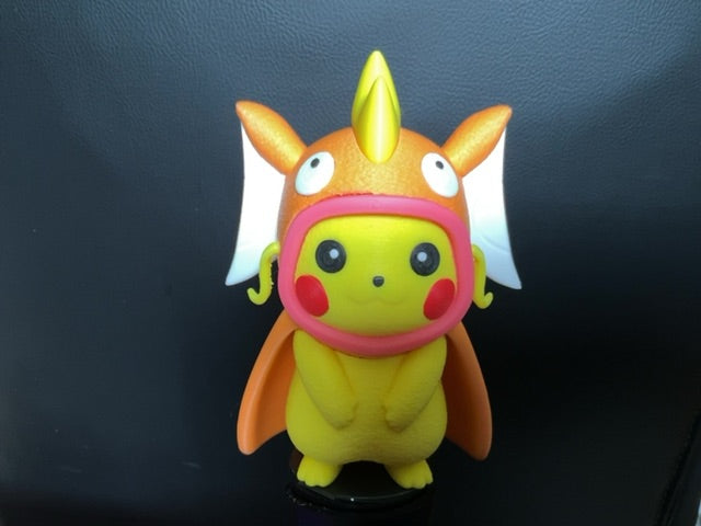 Pikachu as Magikarp statue 3D print