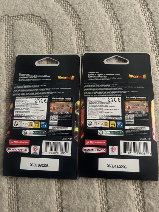 FB10 dragon ball sleeve booster pack