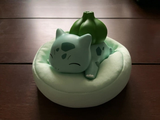 Sleeping Bulbasaur Pokemon Figure