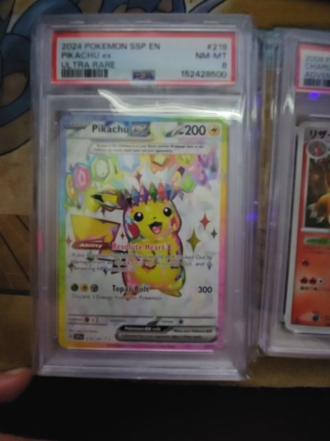 Pikachu ex psa 8