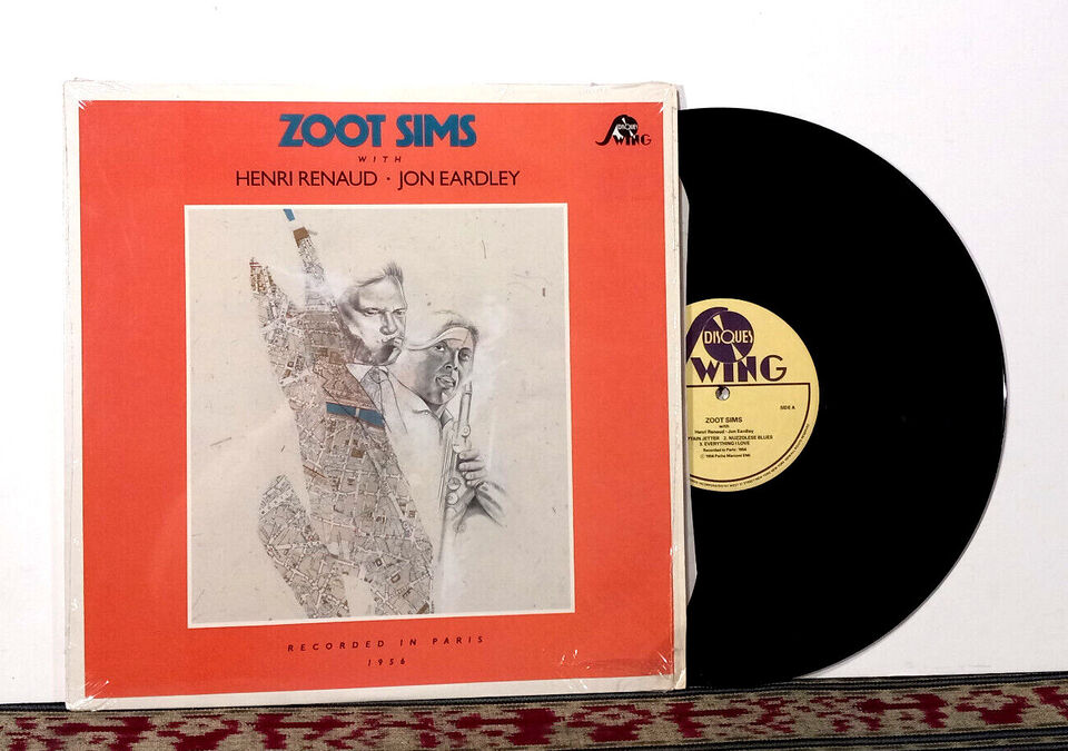Zoot Sims: Recorded In Paris 1956, 1987 LP, Disques Swing