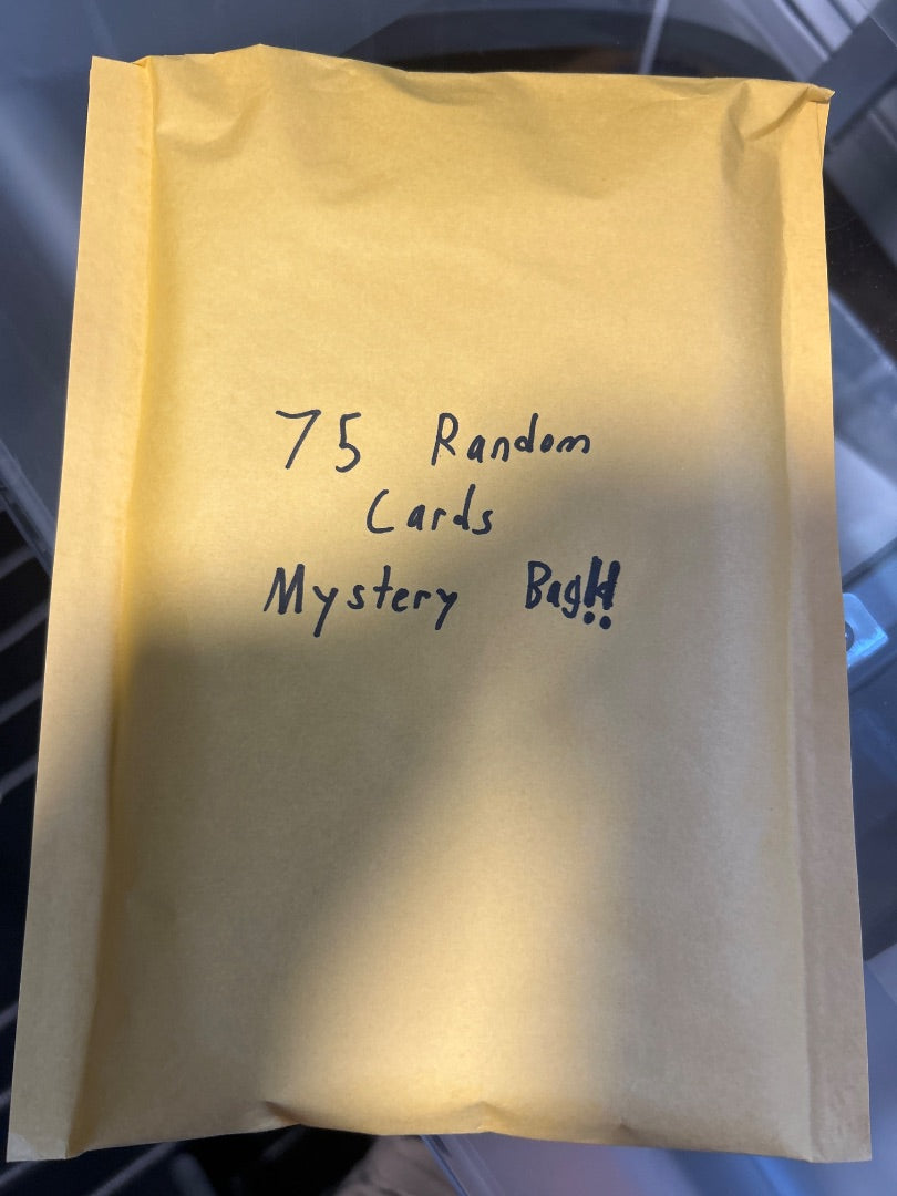 75 Card pokemon mystery bag