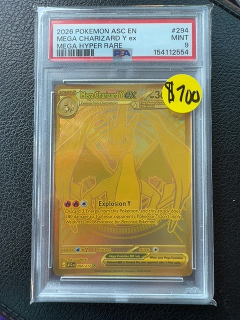 Mega Charizard Y Ex psa 9