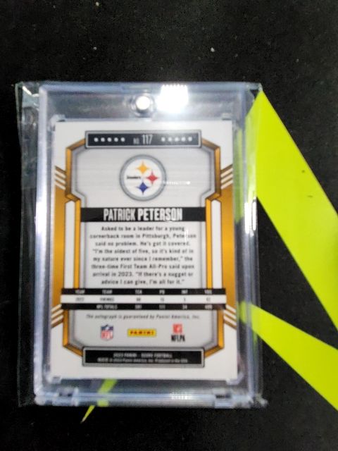 2023 Score. Patrick Peterson Autograph