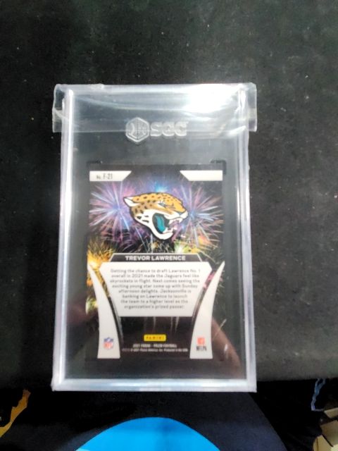 2021 Prizm Trevor Lawrence RC Fireworks SGC 10