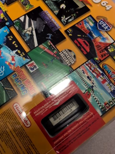 Nintendo N64 Console Complete in Box WORKING