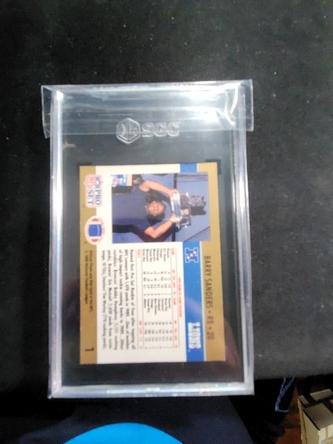 1990 ProSet Barry Sanders ROY SGC 9.5
