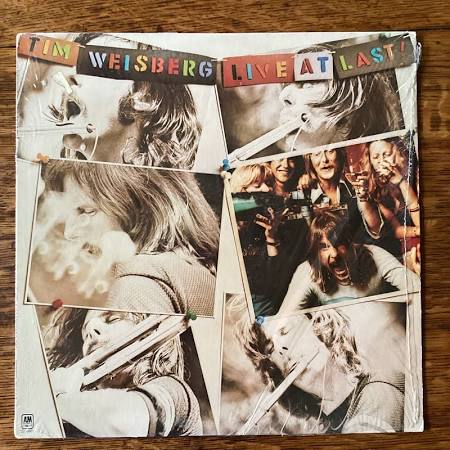 Tim Weisberg Live At Last Stereo Vinyl Lp 1976 A&M Records SP