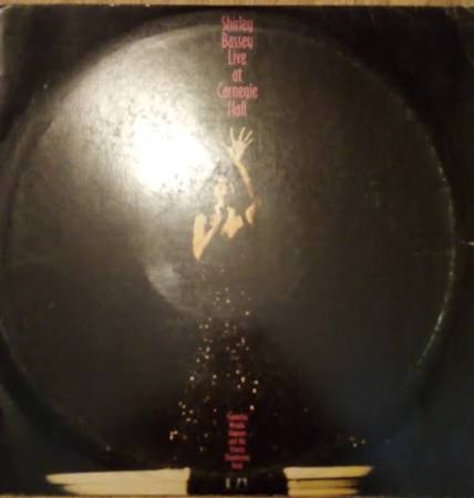Shirley Bassey live at carnegie hall lp
