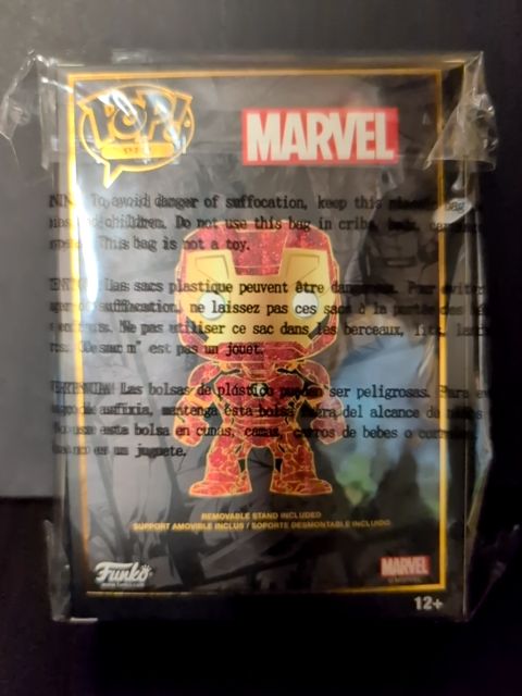 NYCC 2020 LE325 Funko Pop Pin Marvel Iron Man SE Glitter