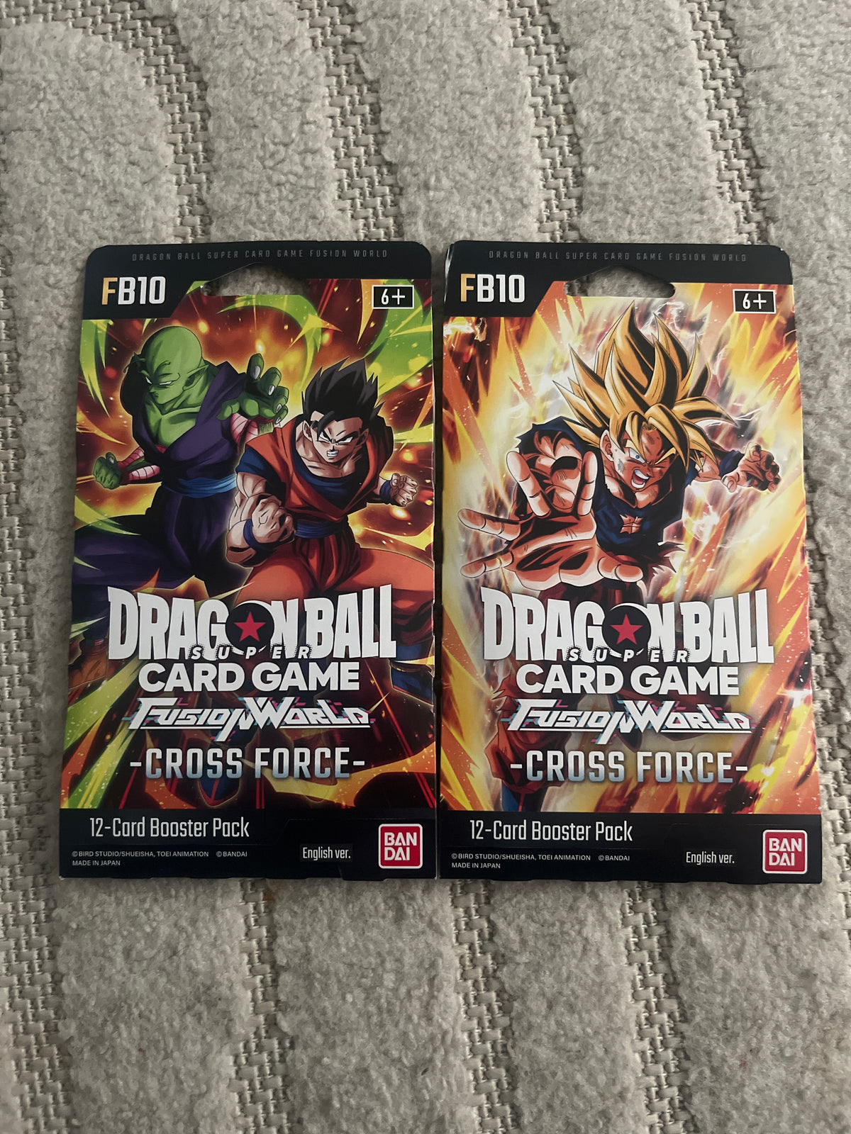 FB10 dragon ball sleeve booster pack
