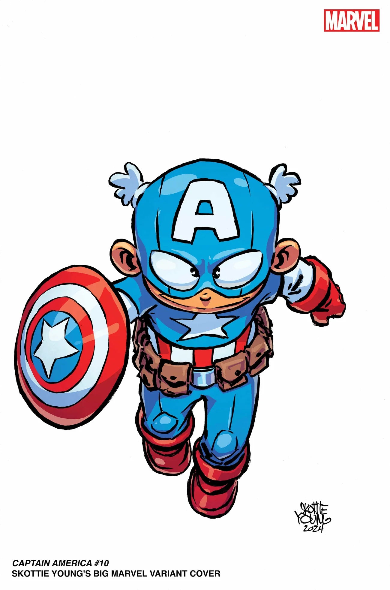 Captain America #10 Skottie Young'S Big Marvel Variant