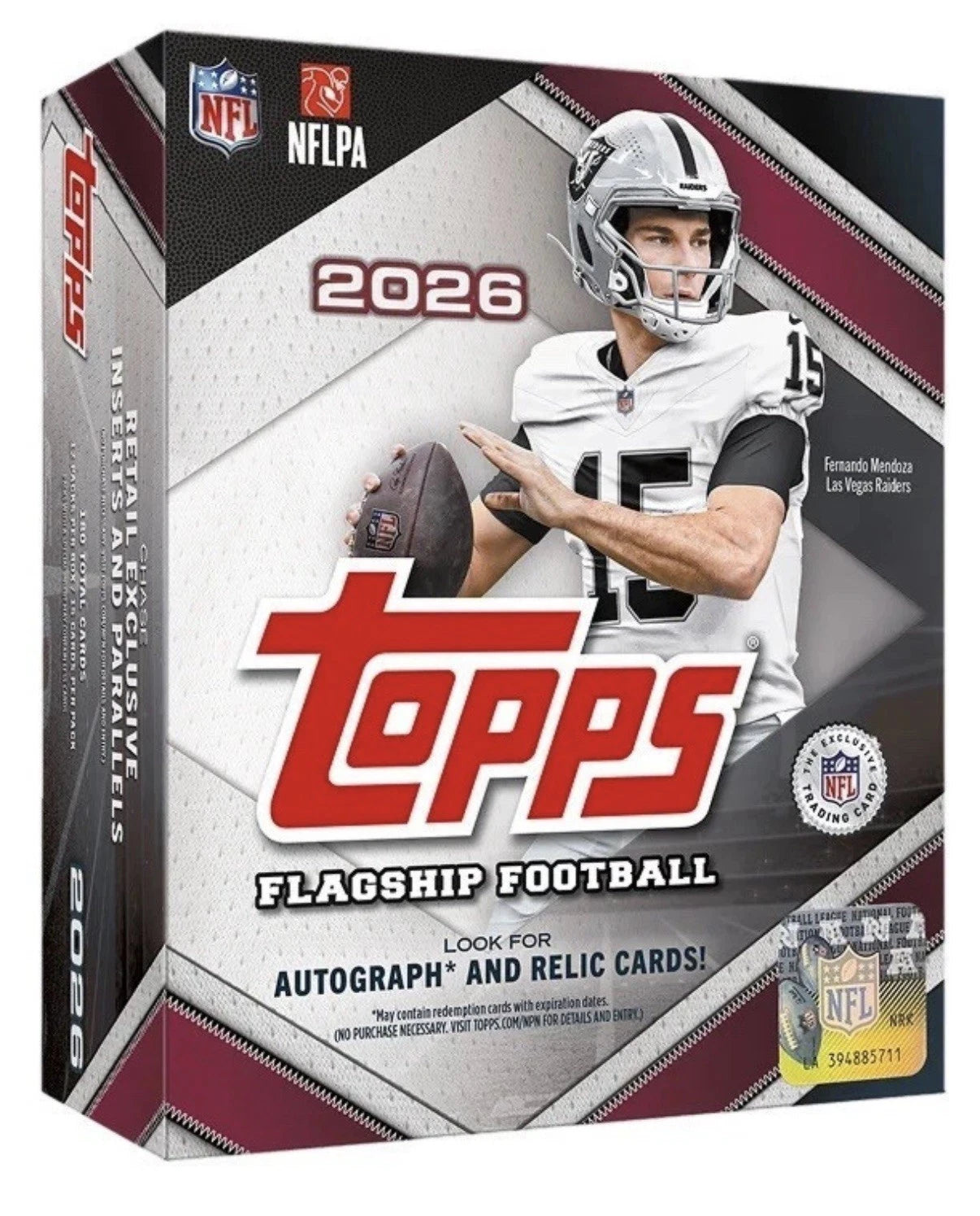 Topps Flagship Football 2026 Mega Box