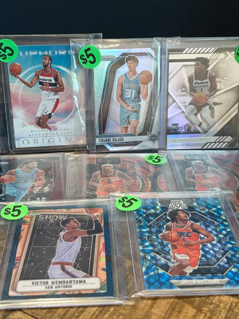 NBA Basketball Card (Single Card $5)