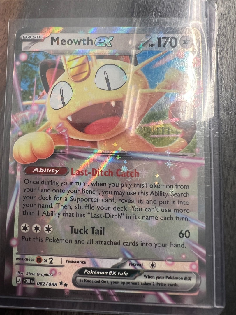 Pokemon Meowth EX 2026