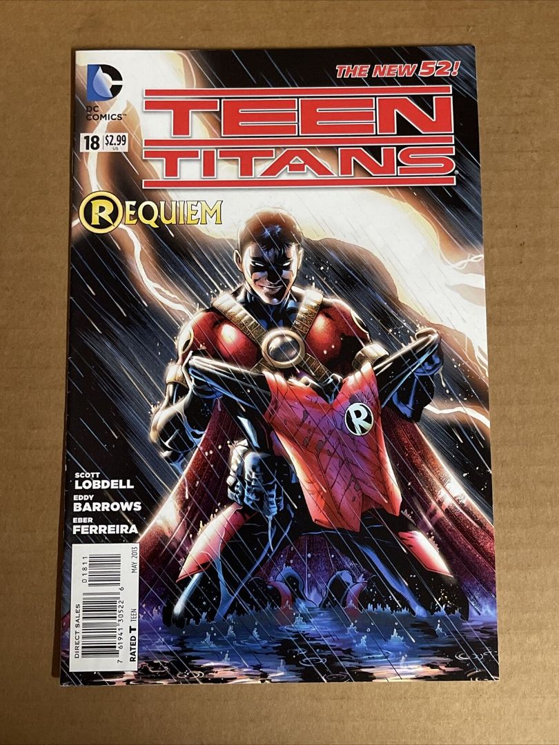 TEEN TITANS # 18 BATMAN RED ROBIN REQUIEM