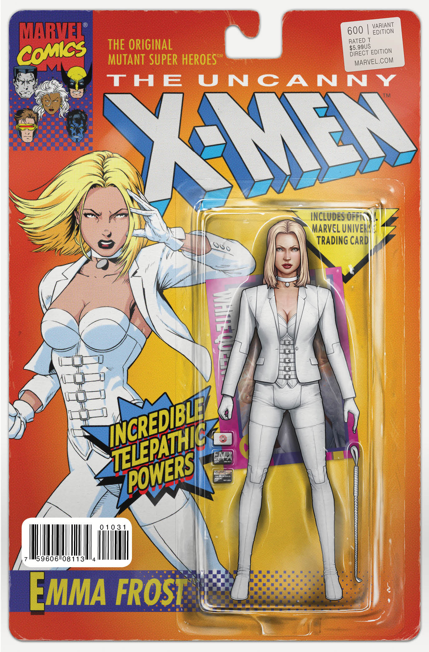 Uncanny X-Men #600 Christopher Action Figure B Variant