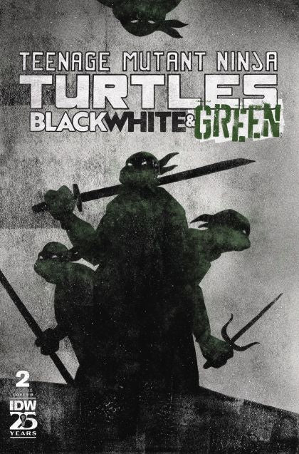 Teenage Mutant Ninja Turtles: Black, White & Green #2B Jeffrey Love Variant