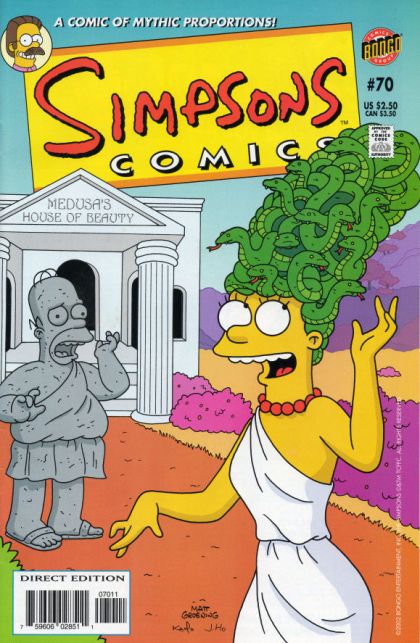 Simpsons Comics #70A Direct Edition