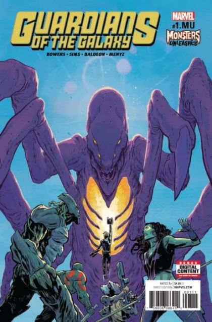 Guardians of the Galaxy, Vol. 4 #1.MU-A Regular Michael Walsh Cover